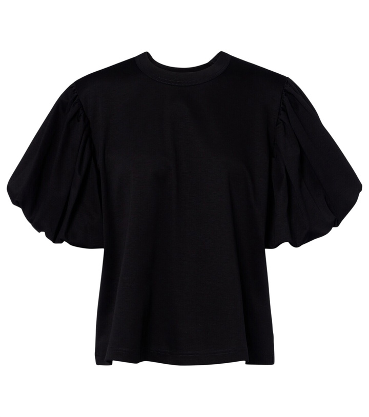 Photo: Noir Kei Ninomiya Puff-sleeve cotton jersey T-shirt