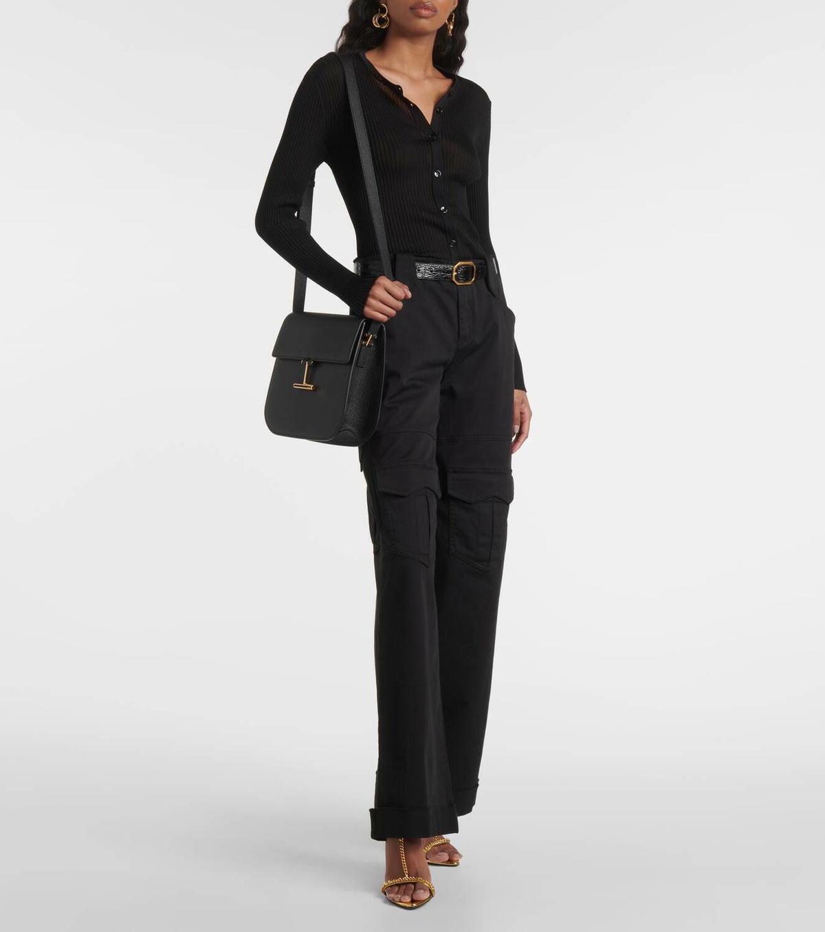 Tom Ford Tara Medium leather crossbody bag