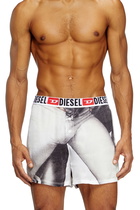 Diesel Boxer shorts with graphic print - Boxer Woven Mens in White