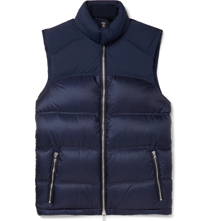 Photo: Orlebar Brown - Issac Quilted Nylon-Blend Down Gilet - Blue