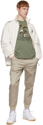 AAPE by A Bathing Ape Beige Cotton Lounge Pants