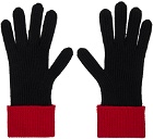 Kenzo Black Kenzo Paris Wool Gloves