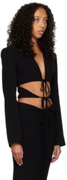 Lado Bokuchava Black Shibari Blazer