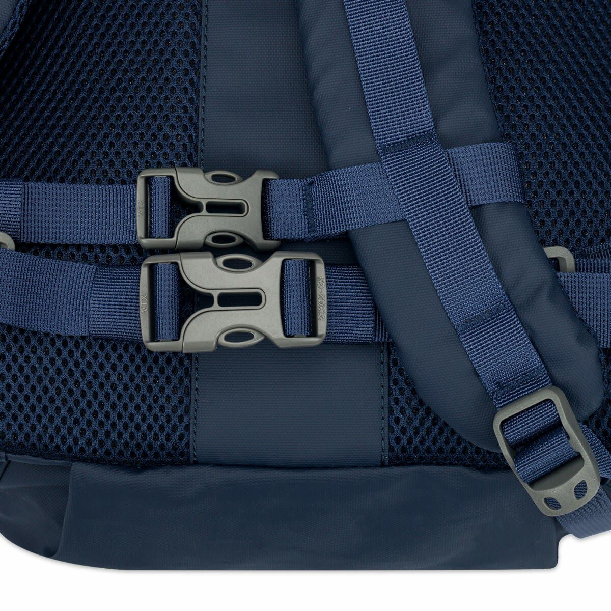 Elliker Kiln Hooded Zip-top Backpack In Navy Elliker