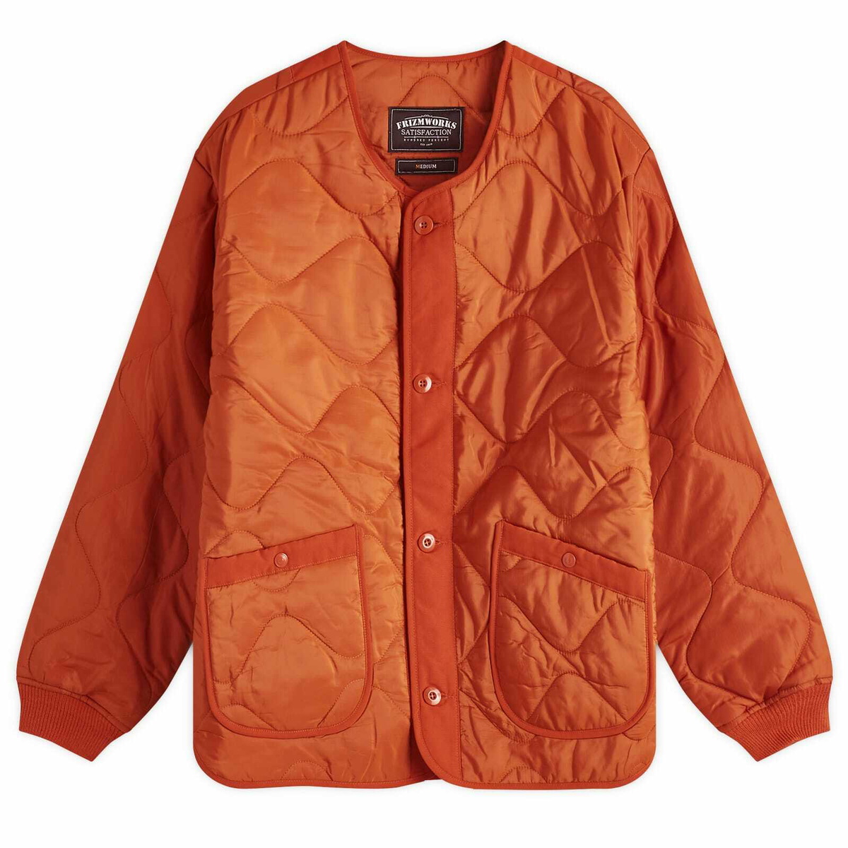 FrizmWORKS Men's M1965 Field Liner Jacket in Orange FrizmWORKS