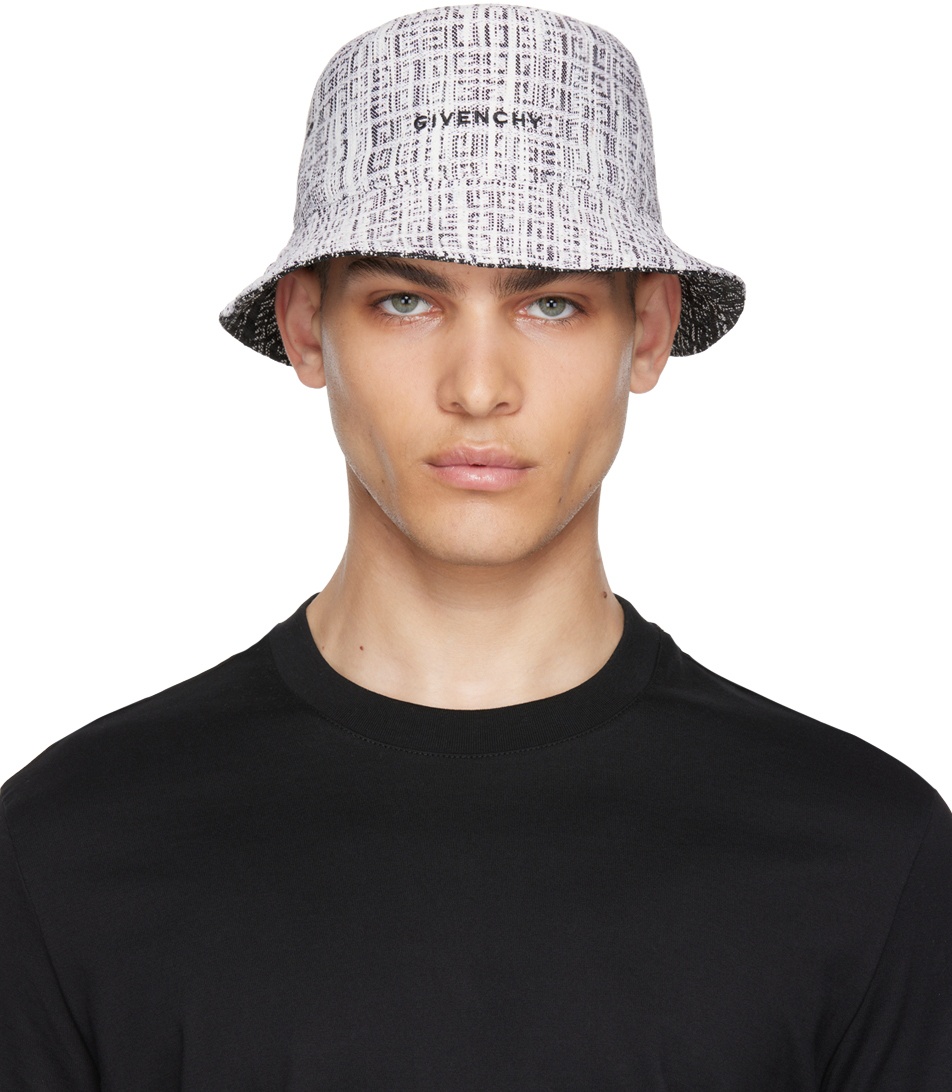 Givenchy Reversible White & Black 4G Bucket Hat Givenchy
