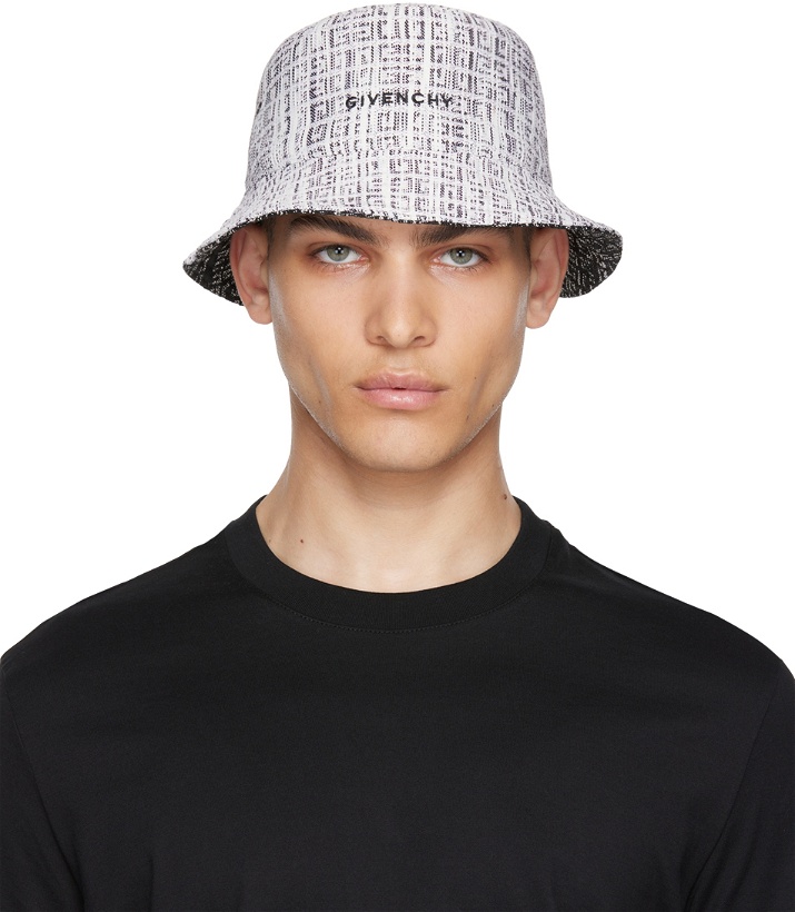 Photo: Givenchy Reversible White & Black 4G Bucket Hat