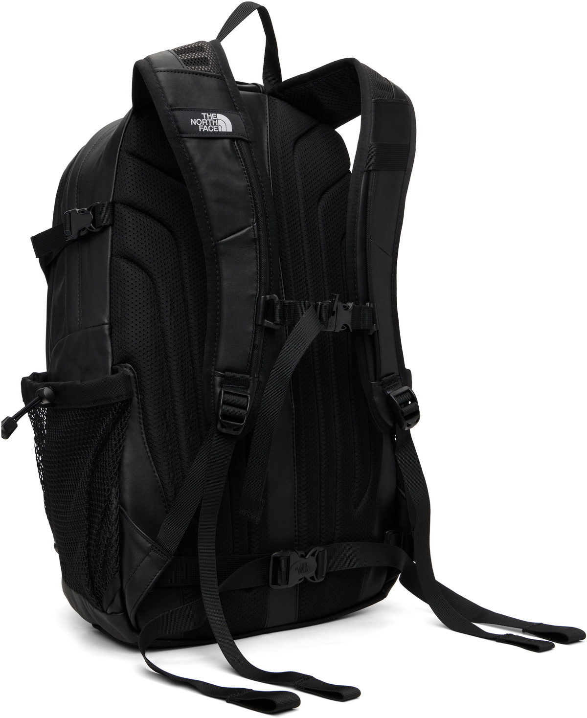 The North Face Black 'Leather Pack' Hot Shot Backpack