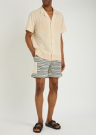 Che Inigo Crochet Cotton-blend Shirt Ivory