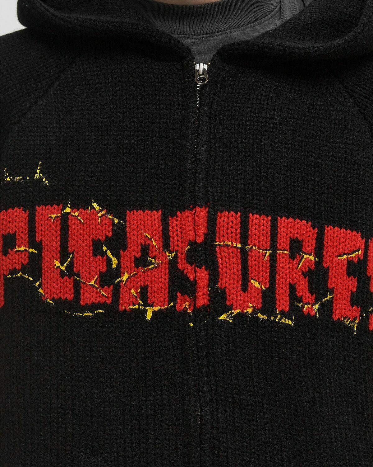 Pleasures CHOSEN KNITTED HOODIE Black Mens Pullovers/Zippers & Cardigan