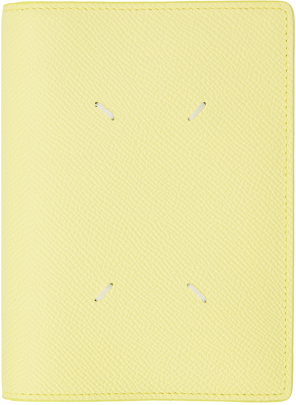 Photo: Maison Margiela Yellow Four Stitches Passport Holder