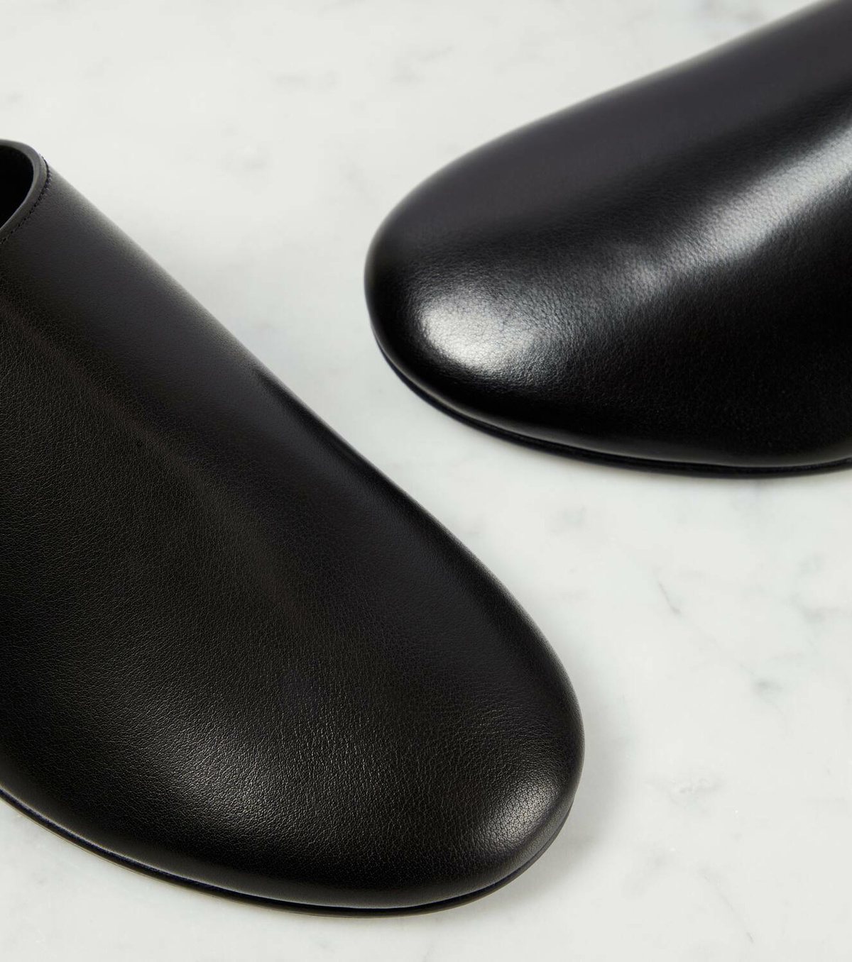 The Row Dante leather mules