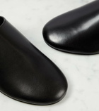 The Row Dante leather mules