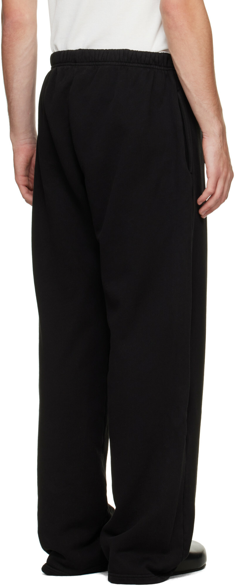 Les Tien Black Heavyweight Puddle Sweatpants