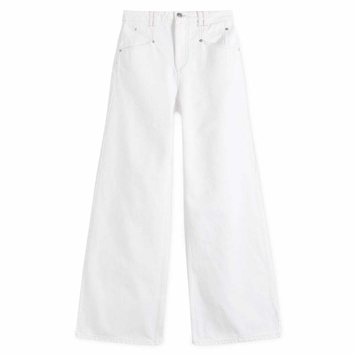 Isabel Marant Women's Lemony Jeans in White