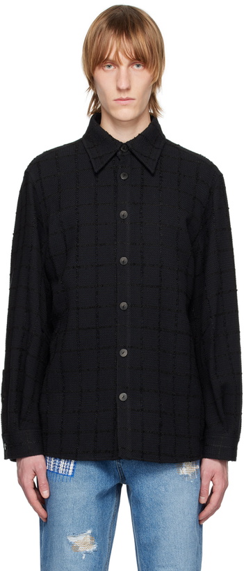 Photo: ADER error Black Button Shirt