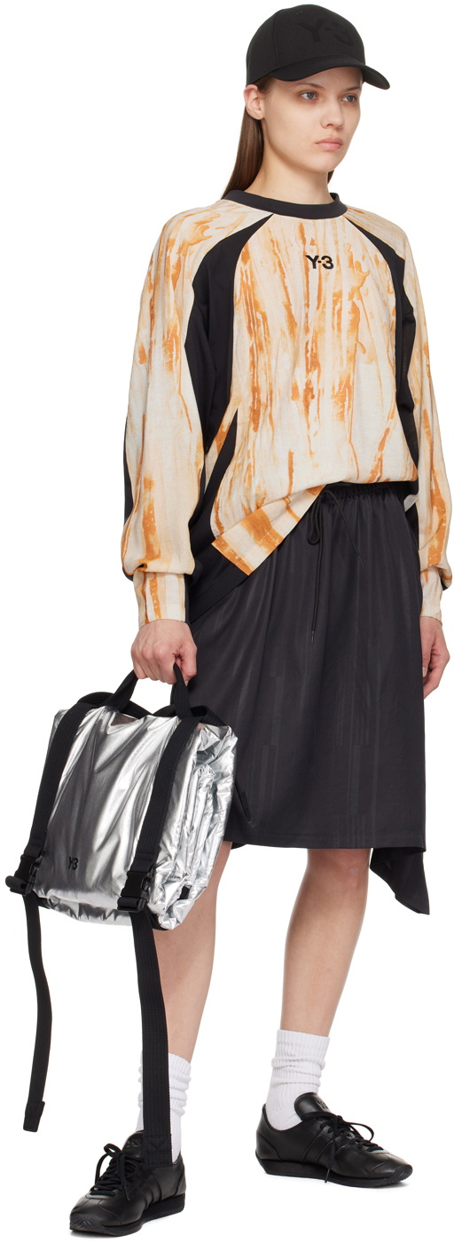 Y-3 Rust Dye Long Sleeve Tee ロンT adidas Y-3 Rust Dye Long Sleeve T-Shirt in Brown | SVD