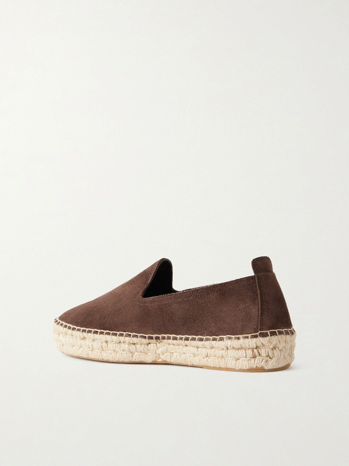 MORJAS - The Espadrille Suede Espadrilles - Brown
