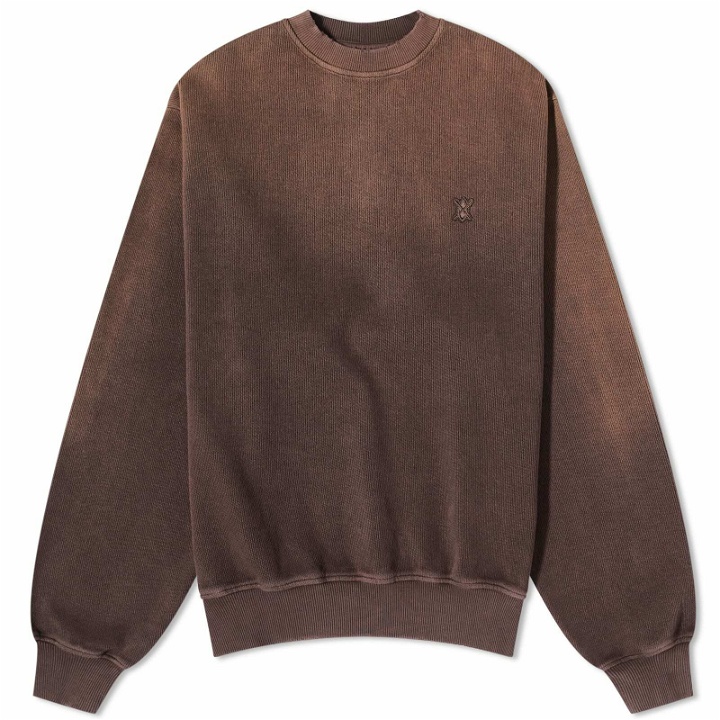 Photo: Daily Paper Men's Rodell Crew Sweater in Syrup Brown