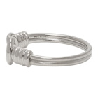 Givenchy Silver Knot Ring