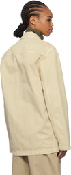 LEMAIRE Off-White Workwear Denim Blazer