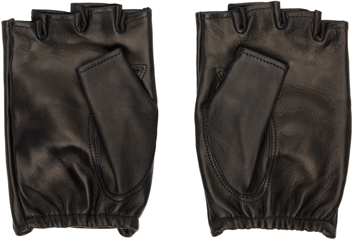 OUR LEGACY WORK SHOP Emporio Armani Black Taglio Gloves Our