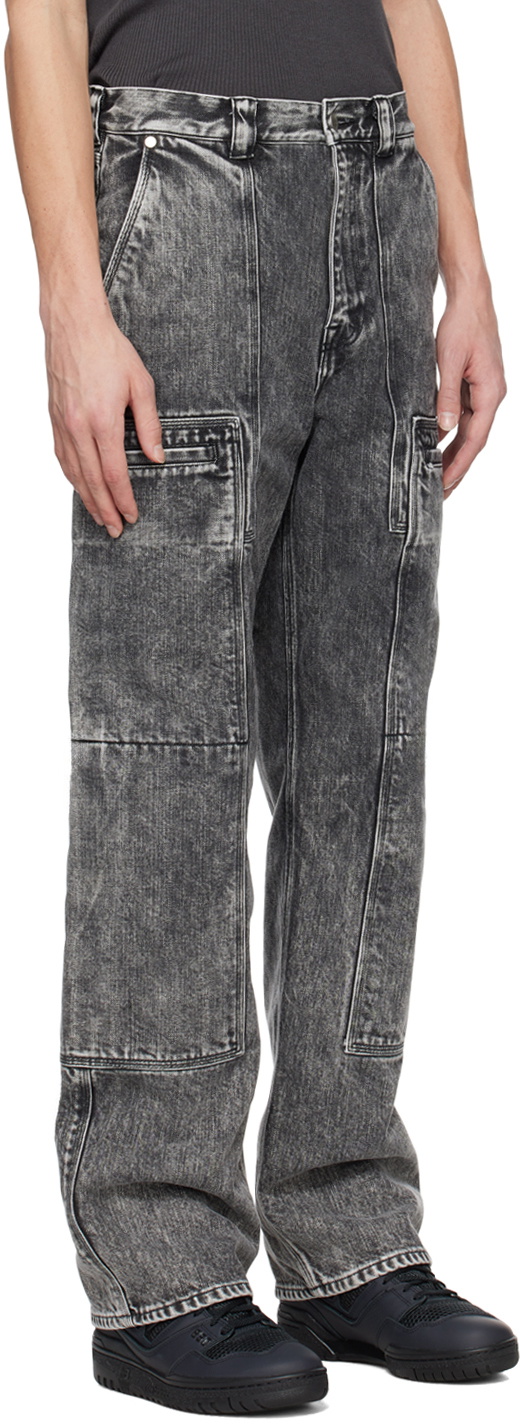 OUAT Black Cargo Jeans