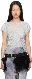 Collina Strada Blue Waterlily Blouse