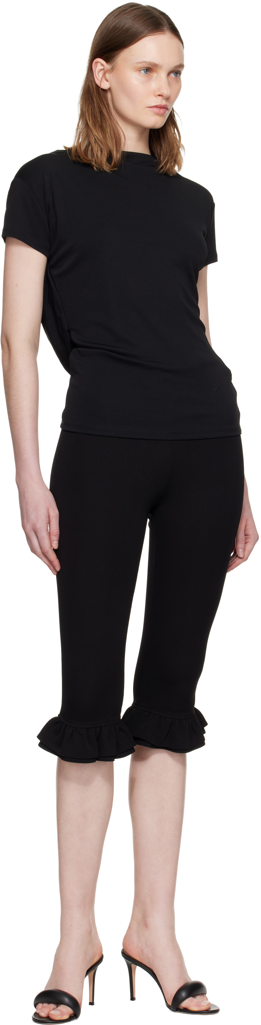 JACQUEMUS Black 'The Mistral' Top