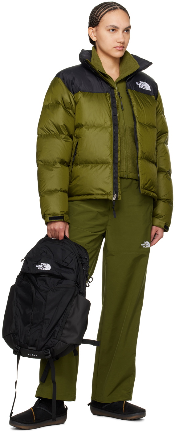 The North Face Khaki & Black 1996 Retro Nuptse Down Jacket The 