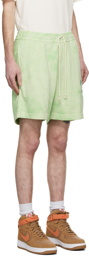 Nike Green French Terry Sportswear Shorts
