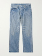Remi Relief - 1954 Straight-Leg Cropped Distressed Jeans - Blue