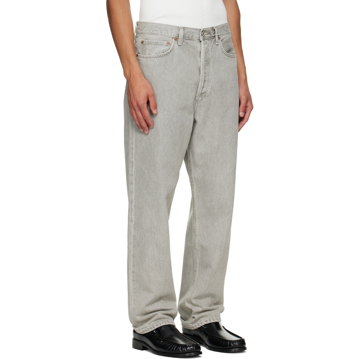AGOLDE Gray 90's Jeans