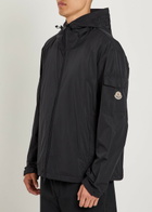 Moncler Sassiere Hooded Shell Jacket Black