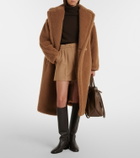 Max Mara Wool and silk teddy coat