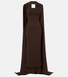 Solace London Martine scarf-detail cocktail dress