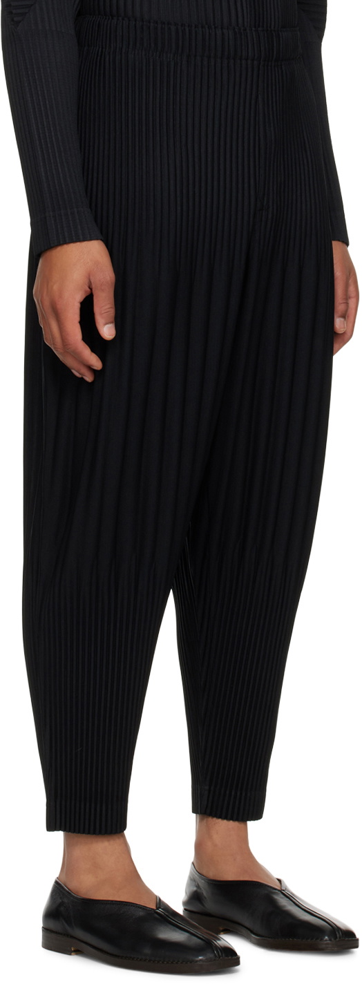 HOMME PLISSÉ ISSEY MIYAKE Black Basics Trousers Homme Plisse Issey Miyake