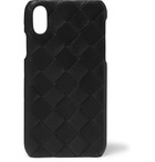 Bottega Veneta - Intrecciato Leather iPhone X Case - Black