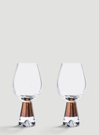 Tank Wine Glasses in Brown