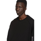 Juun.J Black Zip Sleeve Detail Sweatshirt