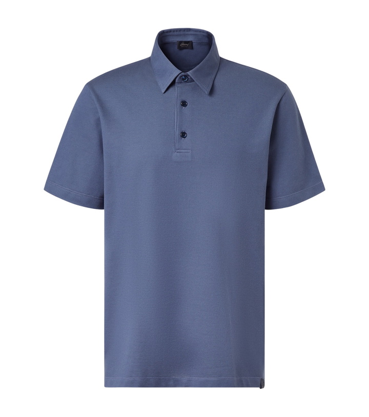 Photo: Brioni Cotton piqué polo shirt
