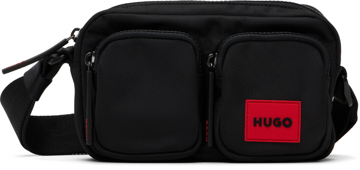Photo: Hugo Black Logo Patch Bag