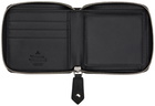 Vivienne Westwood Black Rounded Square Wallet