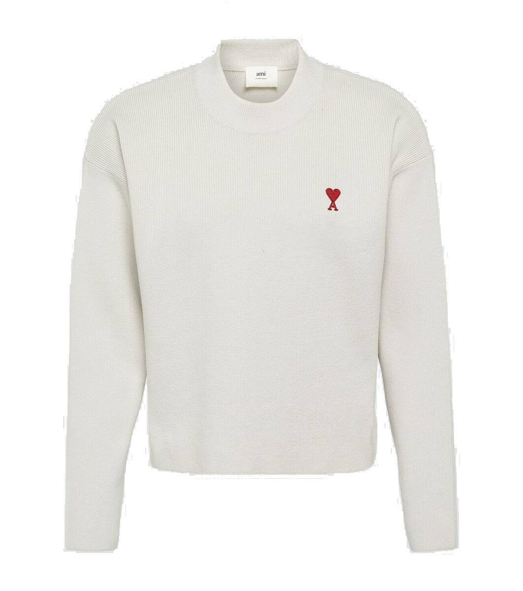 Ami Paris Ami Paris Ash-coloured Ami De Coeur sweater main image 0