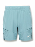 Nike Tennis - NikeCourt Advantage Straight-Leg Dri-FIT Tennis Shorts - Blue
