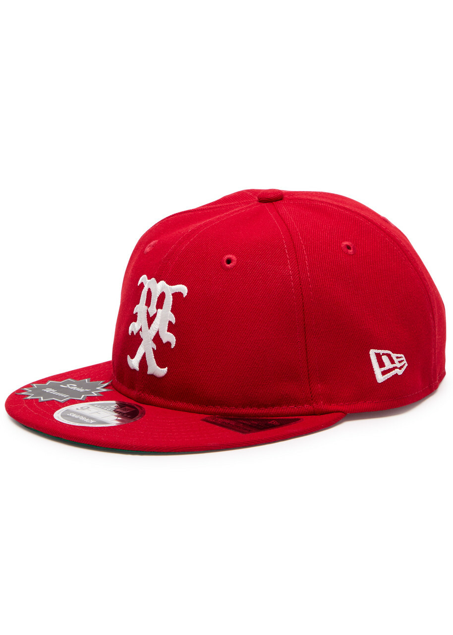 Saint Mxxxxxx X New Era Logo Cotton Snapback cap - Red - One Size