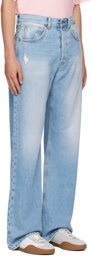 Acne Studios Blue Loose-Fit Jeans