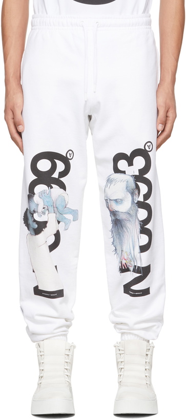 Photo: Aitor Throup’s TheDSA White 'No0093' Lounge Pants