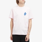 JW Anderson Men's Anchor Patch T-Shirt in Pale Pink