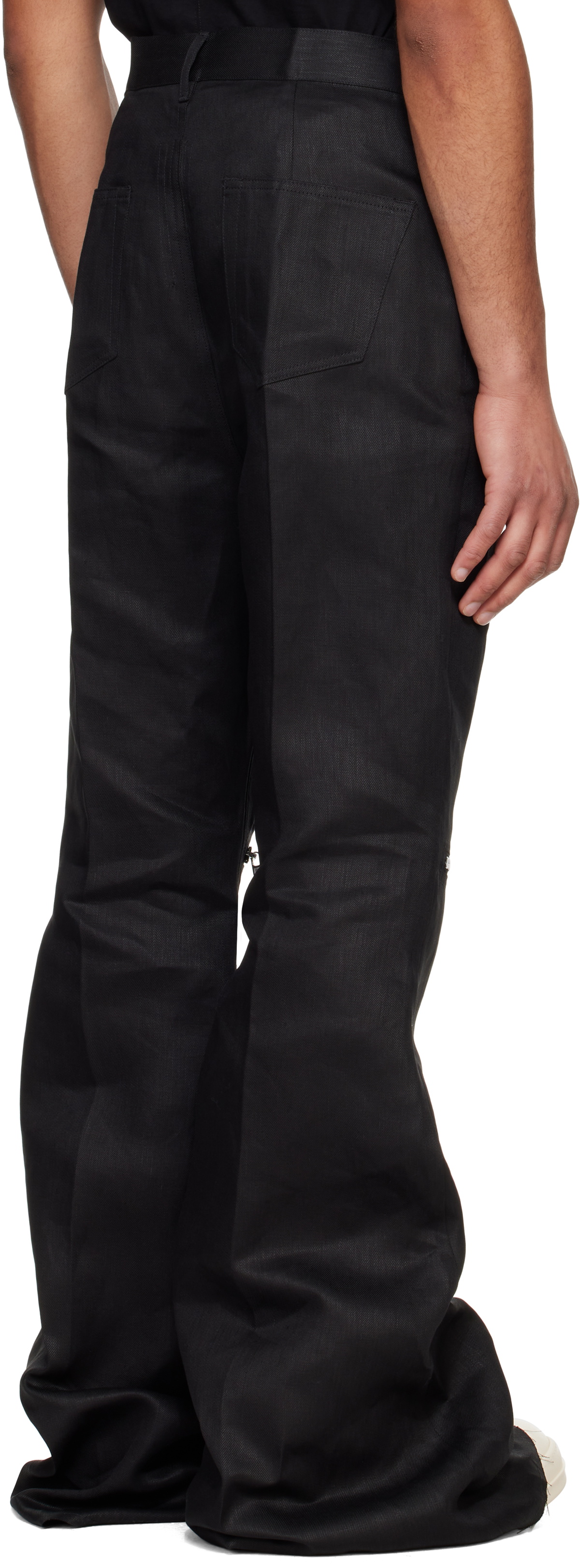 Rick Owens Black Hollywood Bolan Cargo Pants Rick Owens